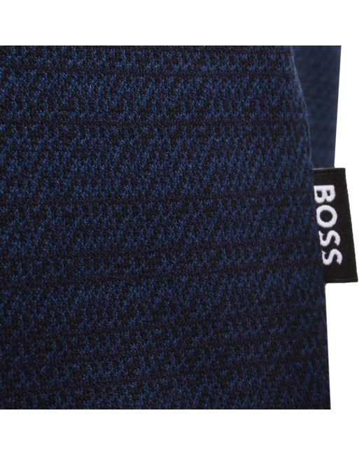 BOSS BUSINESS Blue Boss H- Taut 102 T Shirt Dark for men
