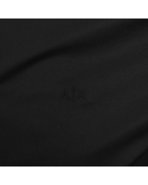 ARMANI EXCHANGE Black Long Sleeved Slim Shirt for men