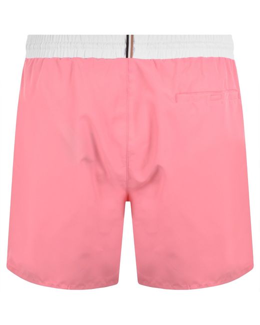 BOSS BUSINESS Pink Boss Starfish Swim Shorts for men