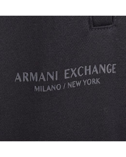 ARMANI EXCHANGE Blue Logo Joggers for men