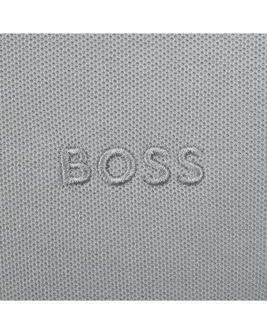Boss Gray Boss Phoenix Polo T Shirt Open for men
