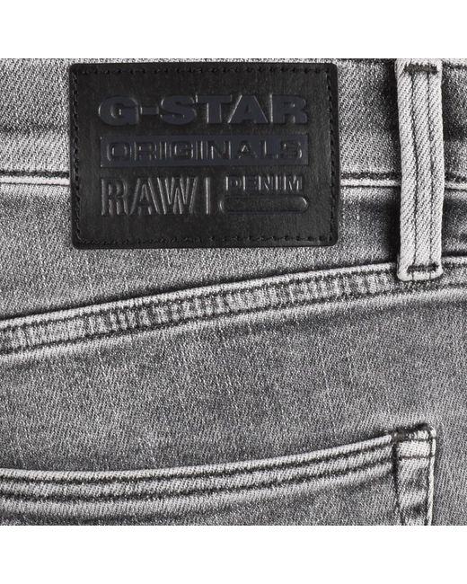 G-Star RAW Gray Raw 3301 Slim Shorts for men