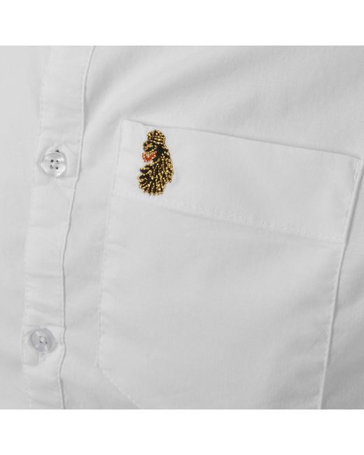 Luke 1977 White Short Sleeve Ironbridge Shirt for men