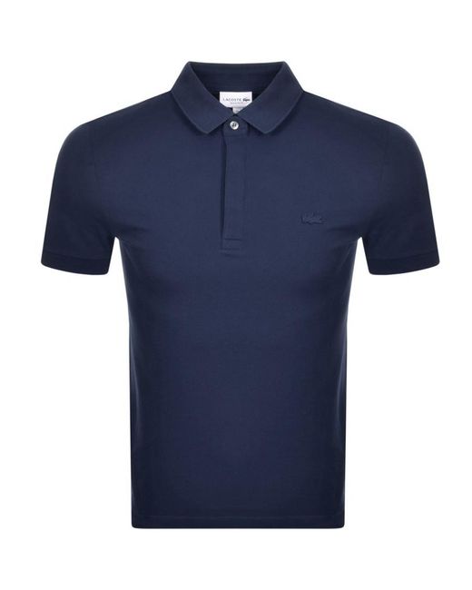 Lacoste Blue Short Sleeved Polo T Shirt for men