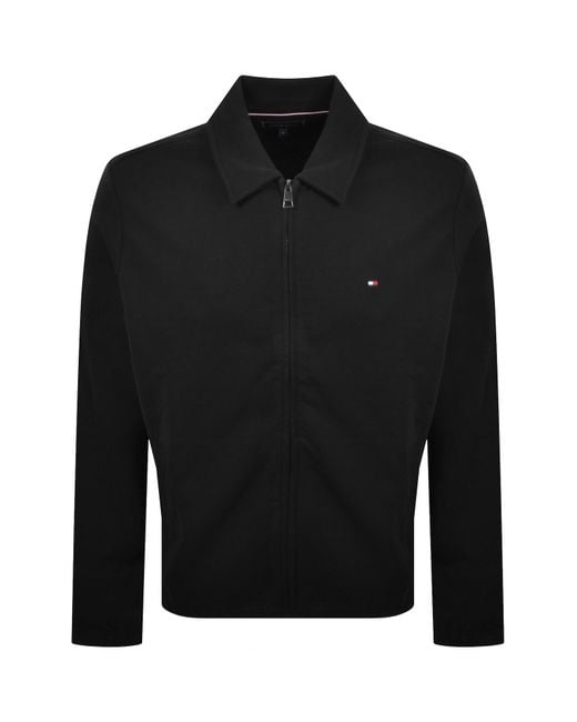 Tommy Hilfiger Black Full Zip Sweatshirt for men