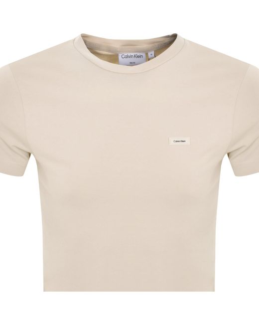 Calvin Klein Natural Logo T Shirt for men