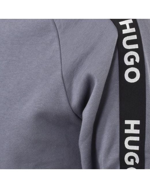 HUGO Blue Lounge Sporty Logo Sweatshirt for men
