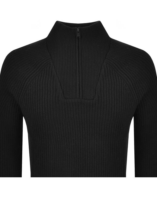 Barbour Black Chester Jumper for men