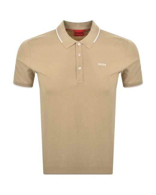 HUGO Natural Dinoso 222 Polo T Shirt for men