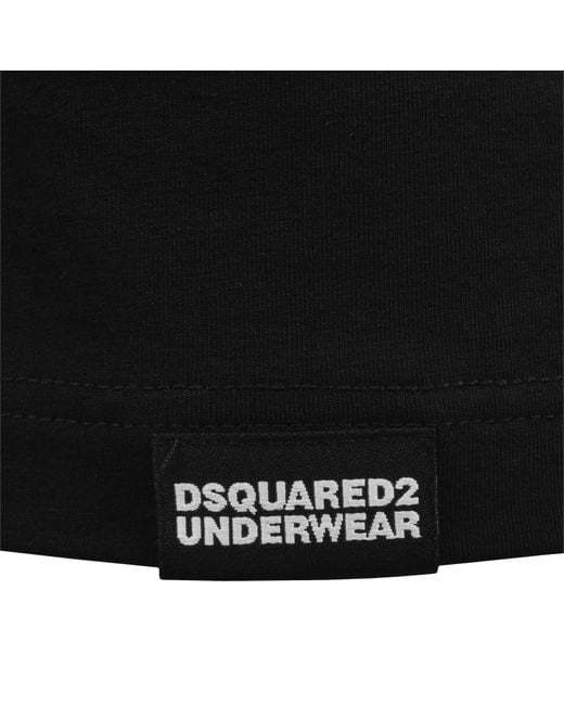 DSquared² Black Sleeve Logo T Shirt for men