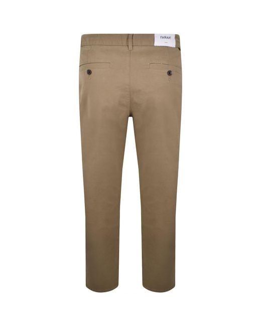 Farah Natural Farah Norwood Regular Chino Trousers for men