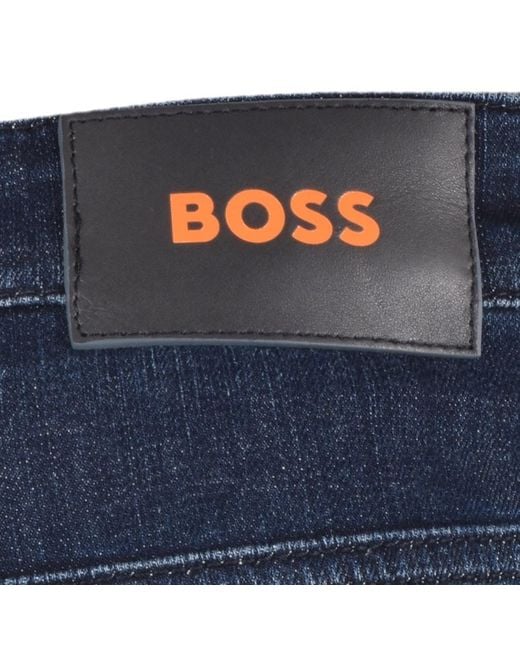 BOSS by HUGO BOSS Denim Boss Delaware Slim Fit Jeans in Blue for Men | Lyst