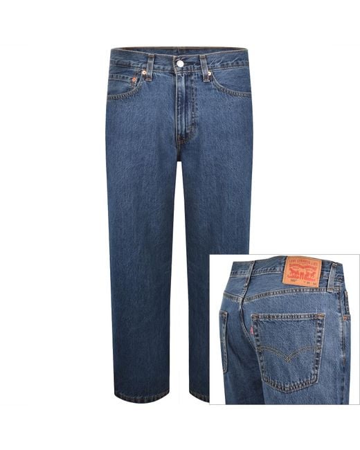 Levi's Blue 565 Loose Straight Fit Jeans for men