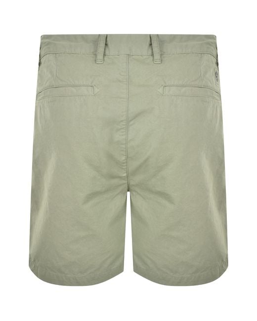 Belstaff Green Rally Shorts Lichen for men