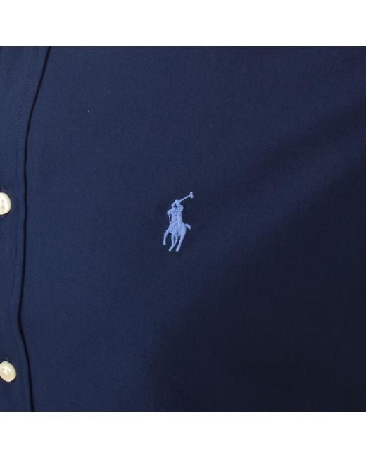 Ralph Lauren Blue Short Sleeve Shirt for men