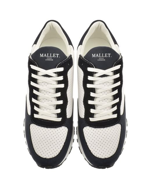 Mallet Blue Popham Trainers for men