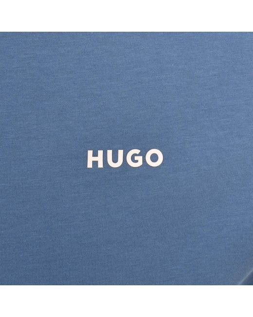 HUGO Blue Dero222 T Shirt for men
