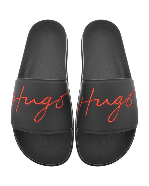 mens hugo sliders