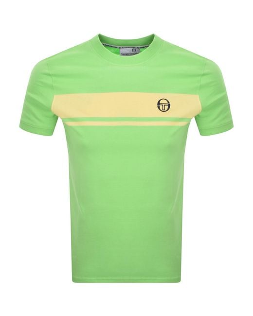 Sergio Tacchini Green Master T Shirt Summer for men