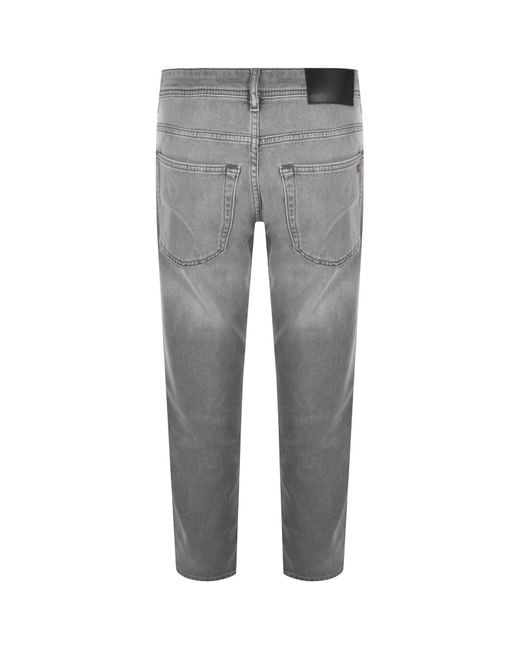 Boss Gray Boss Re Maine Regular Fit Jeans for men