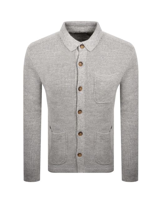 Ralph Lauren Gray Knit Cardigan for men