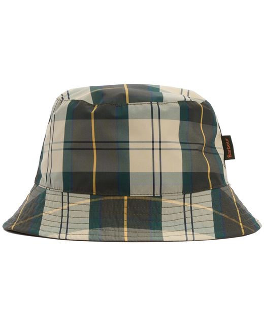 Barbour Green Hutton Reversible Bucket Hat for men