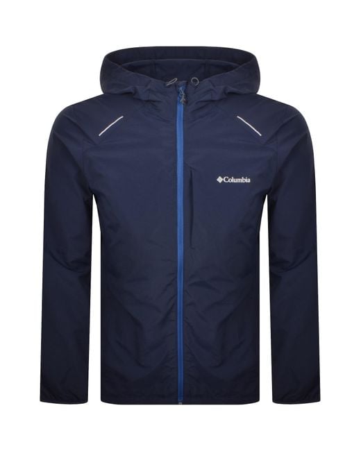 Columbia Blue Tech Jacket Collegiate for men