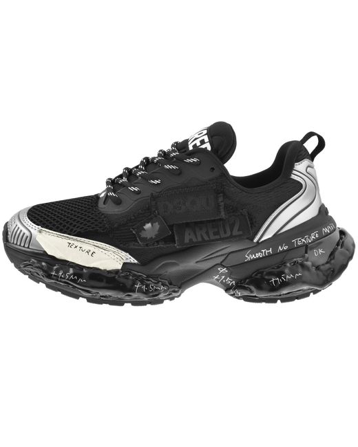 DSquared² Black Faster Trainers for men