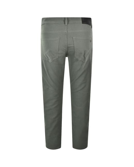 Boss Gray Boss Delaware Slim Fit Trousers for men