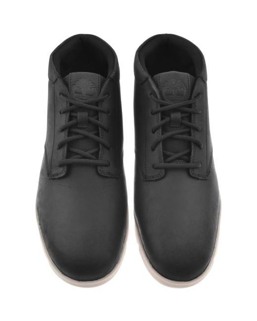 Timberland Black Parker Street Mid Lace Trainer for men