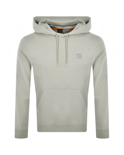 Boss Gray Boss Wetalk Pullover Hoodie Light for men