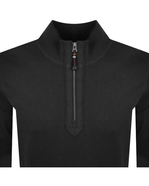 Parajumpers Black Basic Scoe Jumper for men