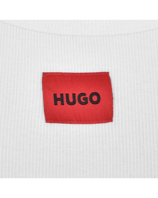 HUGO White Edge Vest for men