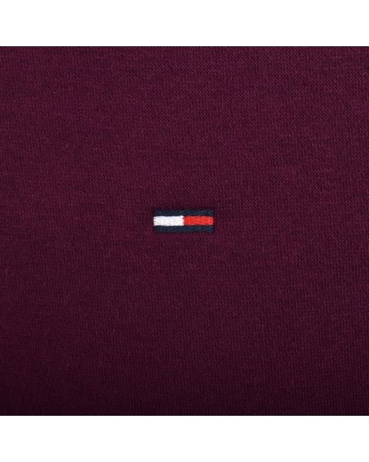 Tommy Hilfiger Purple Flag Logo Hoodie for men