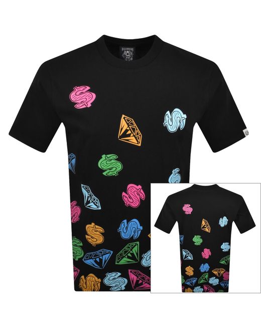 BBCICECREAM Black Diamonds T Shirt for men