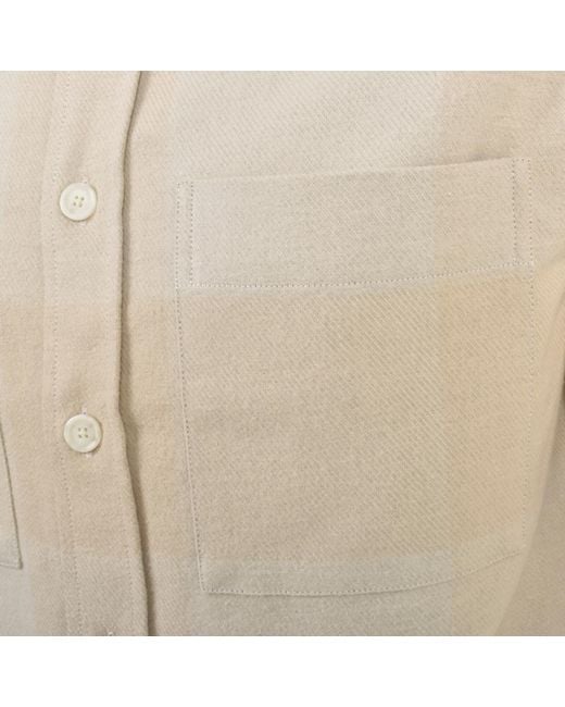 BOSS BUSINESS Natural Cotton Check Overshirt Jacket for men