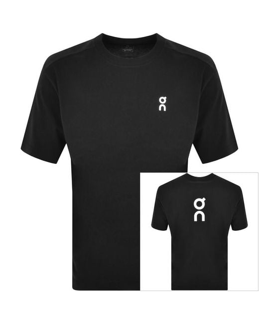 On Running Black Club T Shirt for men