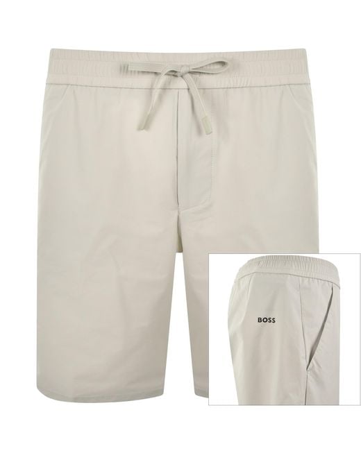 Boss Natural Boss Flex Twill Shorts Light for men