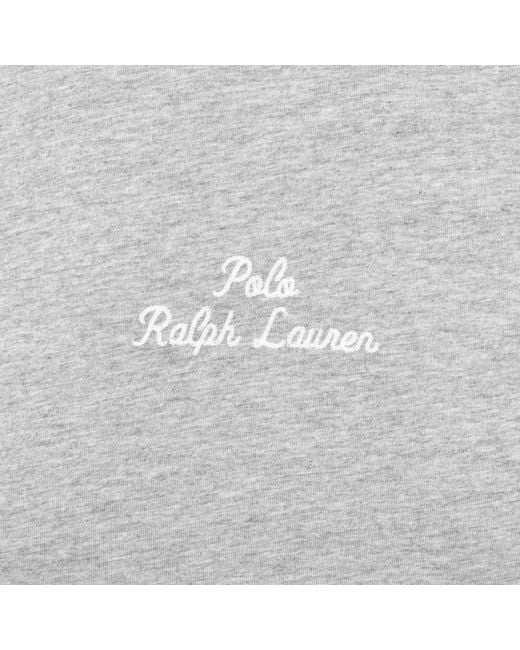 Ralph Lauren Gray Classic Fit T Shirt Heather for men