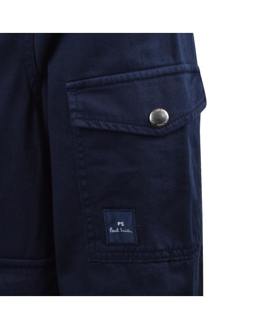 Paul Smith Blue Casual Overshirt for men