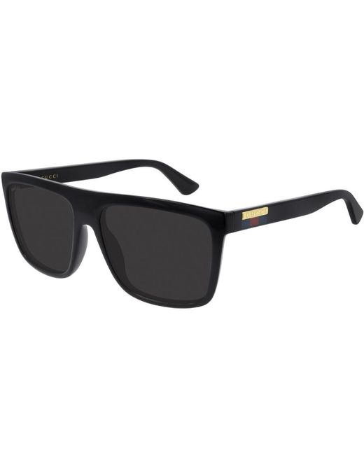 Gucci Black Gucci gg0748s 001 Sunglasses for men