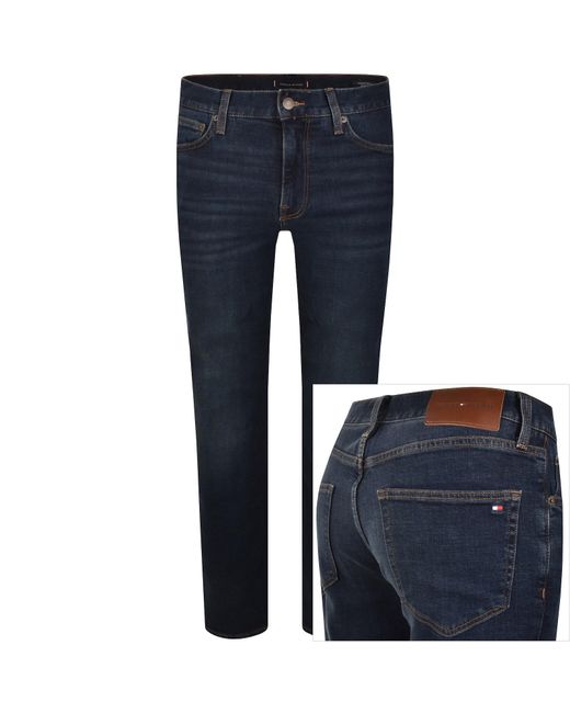 Tommy Hilfiger Men's Blue Denton Straight Fit Jeans