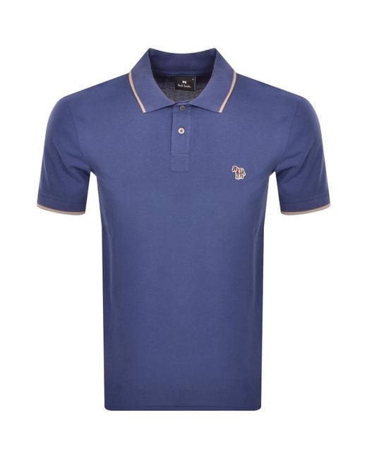 Paul Smith Blue Regular Polo T Shirt for men