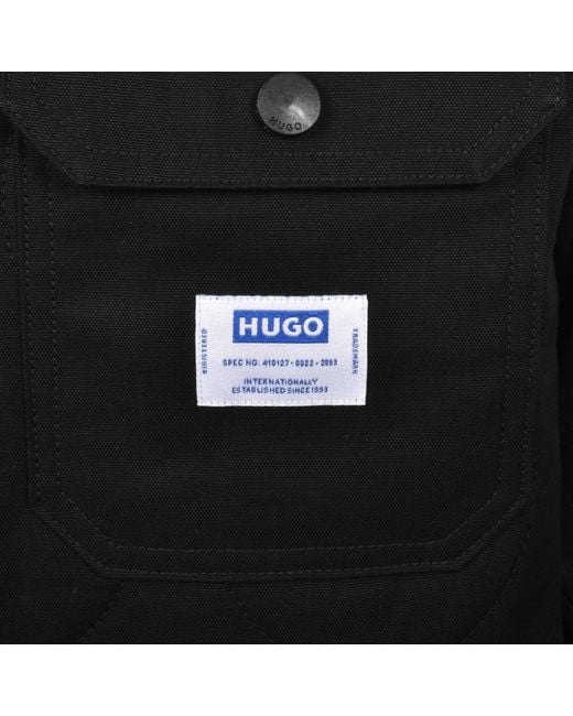 HUGO Black Ebey Overshirt for men