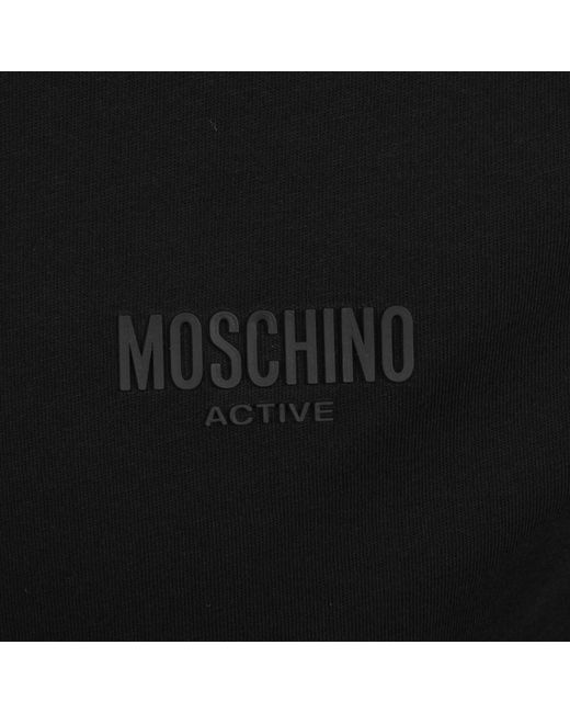 Moschino Black Active T Shirt for men