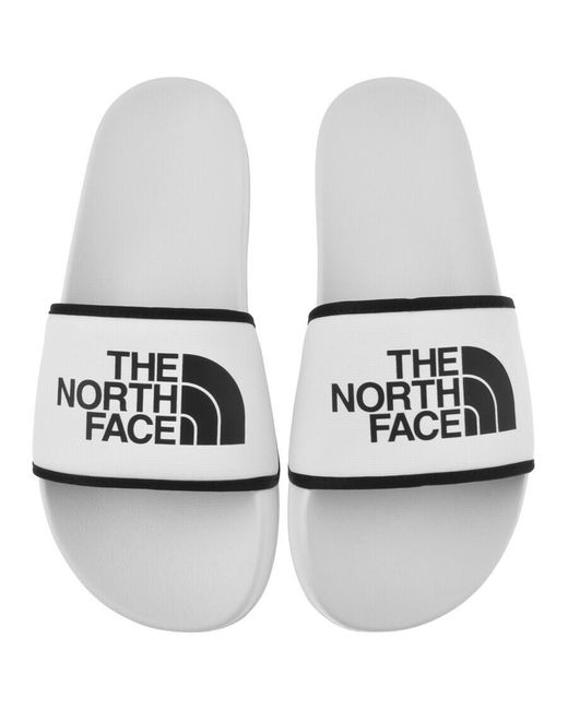 The North Face White Base Camp Sliders for men