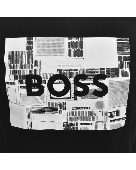 Boss Black Boss Teeheavyboss Logo T Shirt for men
