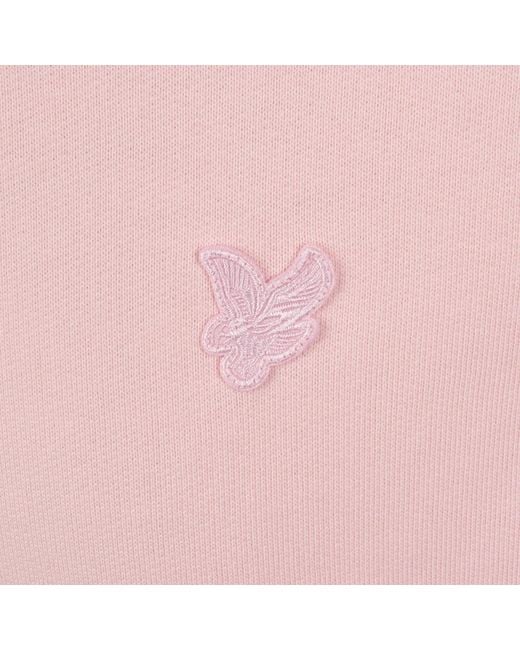 Lyle & Scott Pink Pullover Hoodie for men
