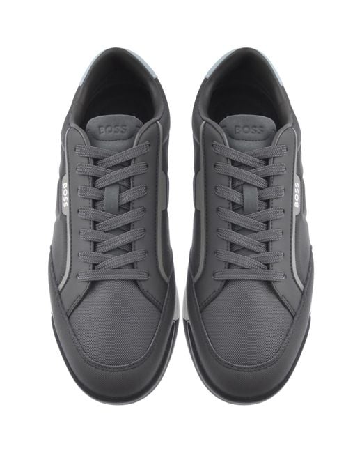 BOSS BUSINESS Gray Boss Nitan Trainers for men