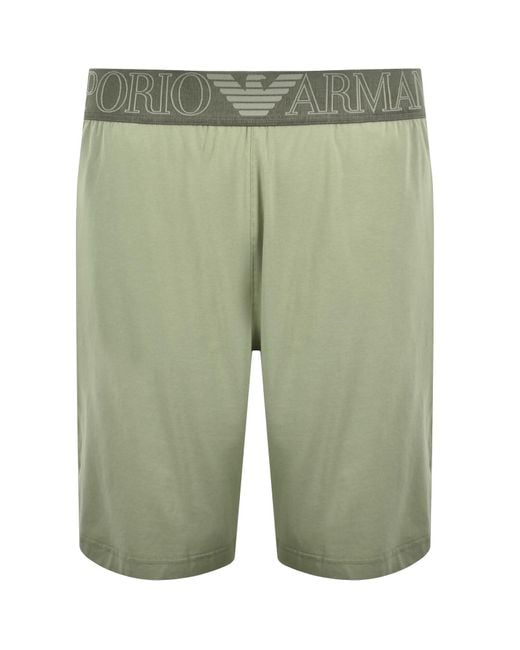 Armani Green Emporio Short Loungewear Set for men